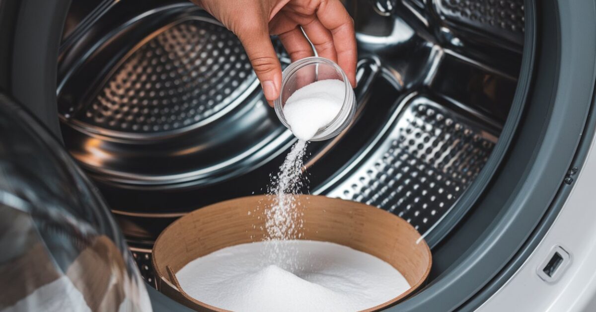 Baking Soda in Washing Machine for Odor Removal