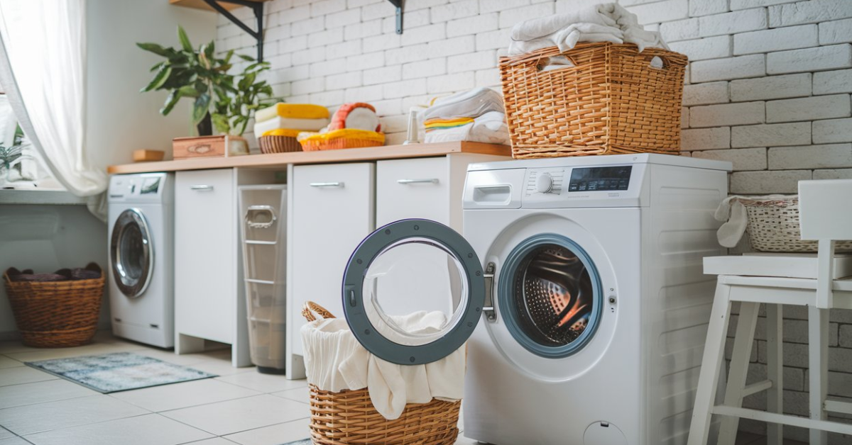 washing machine uses hot water