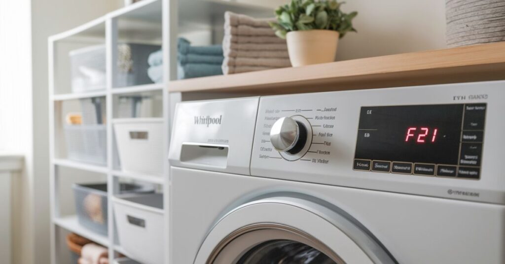 Whirlpool Washer F21 Error Code